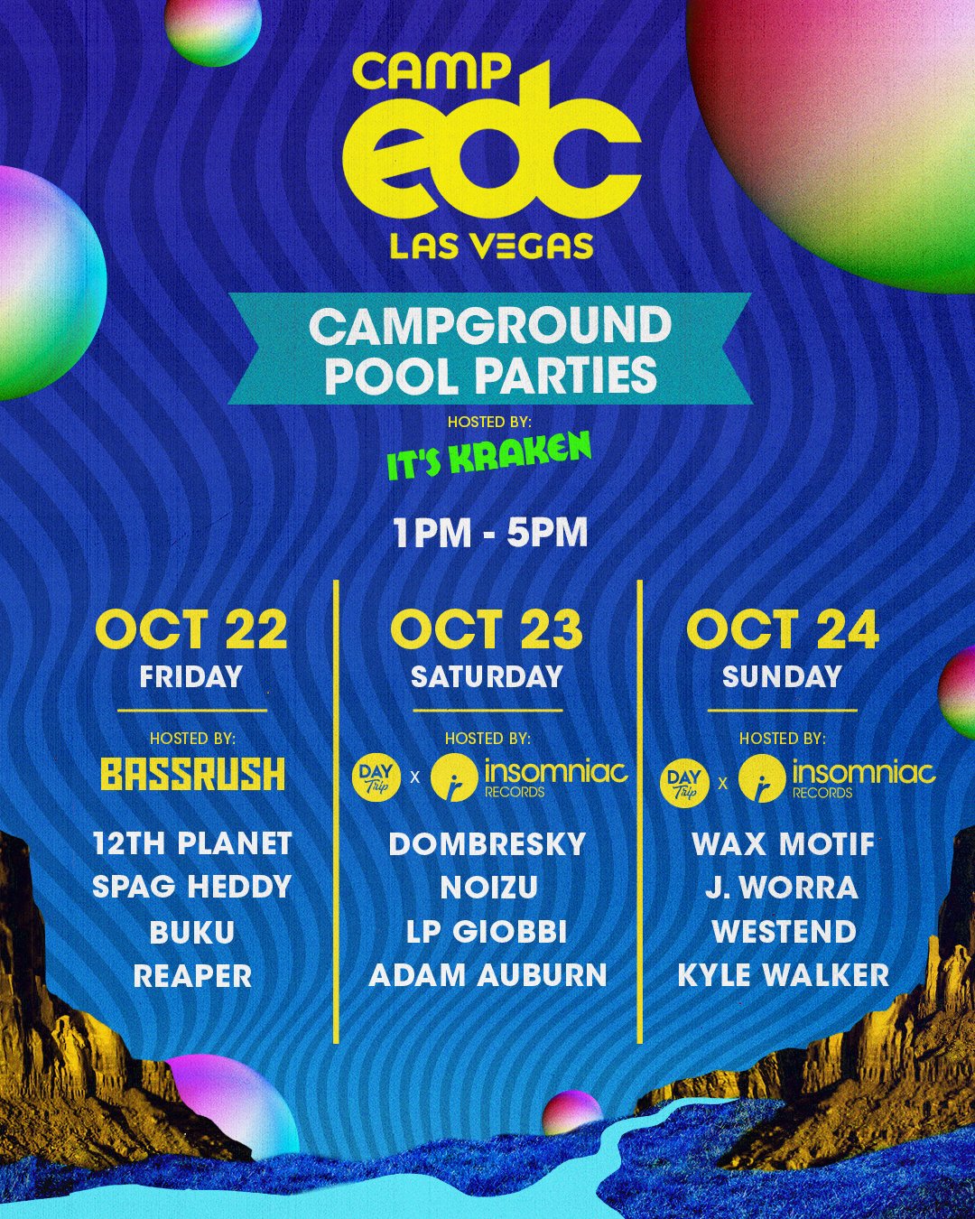 Camp EDC 2021 Set Times and Essential Info EDM Identity