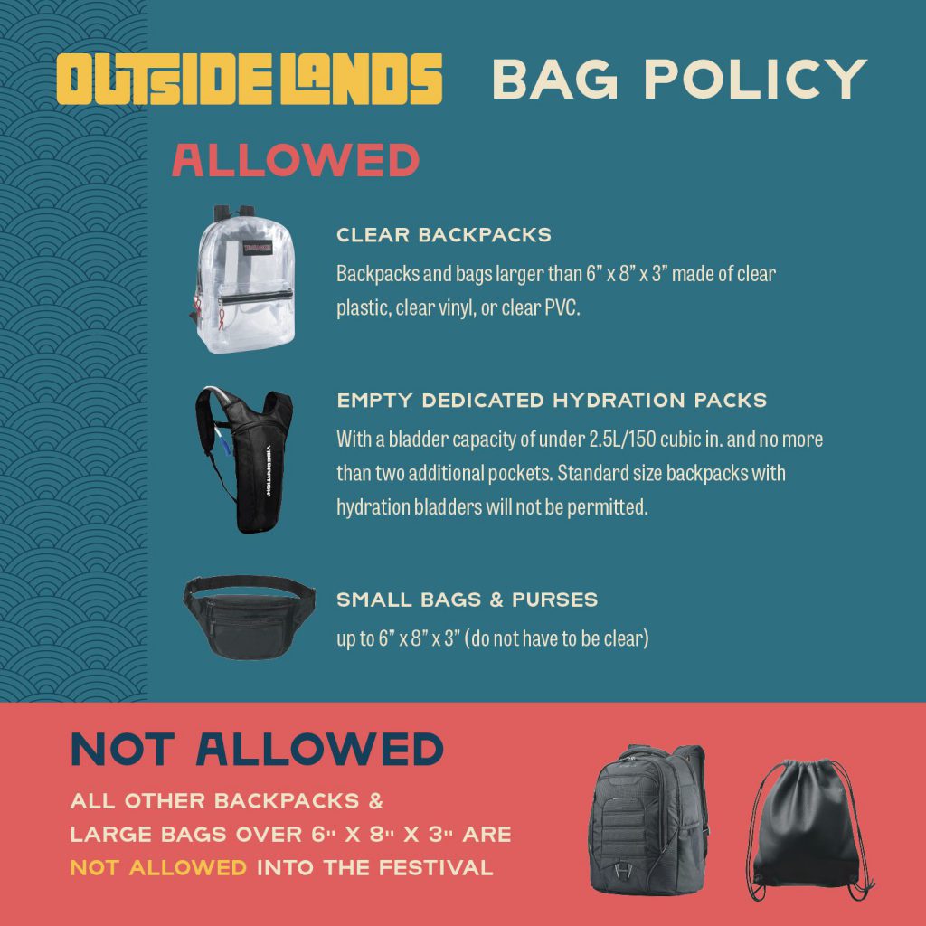 Outside Lands 2021 Bag Policy