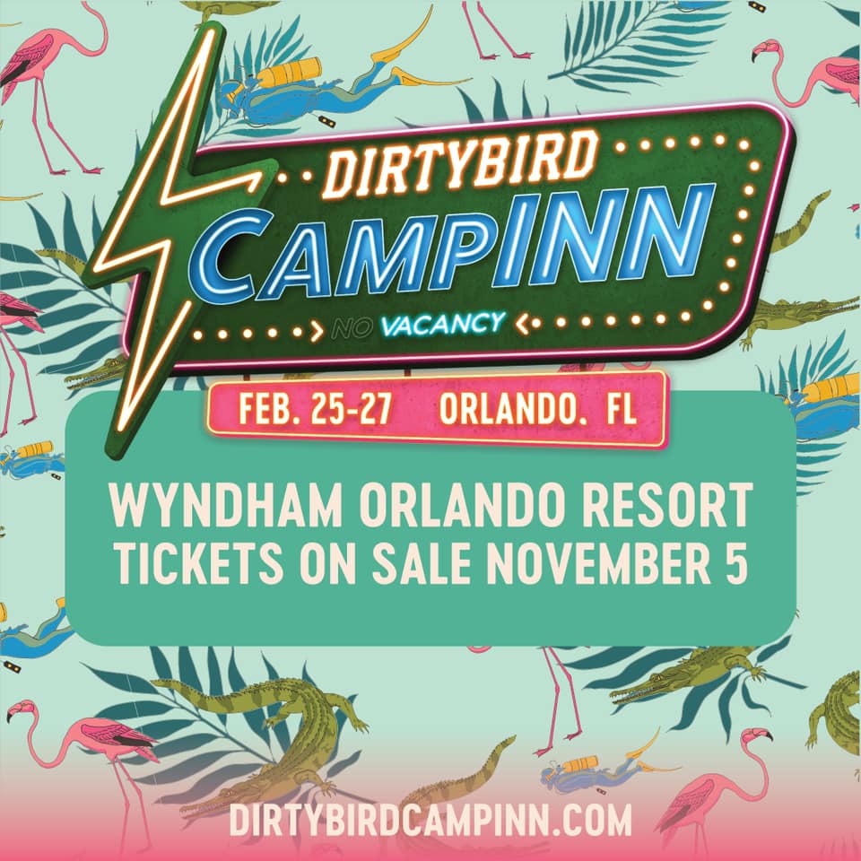 Dirtybird CampINN  2022 Flier