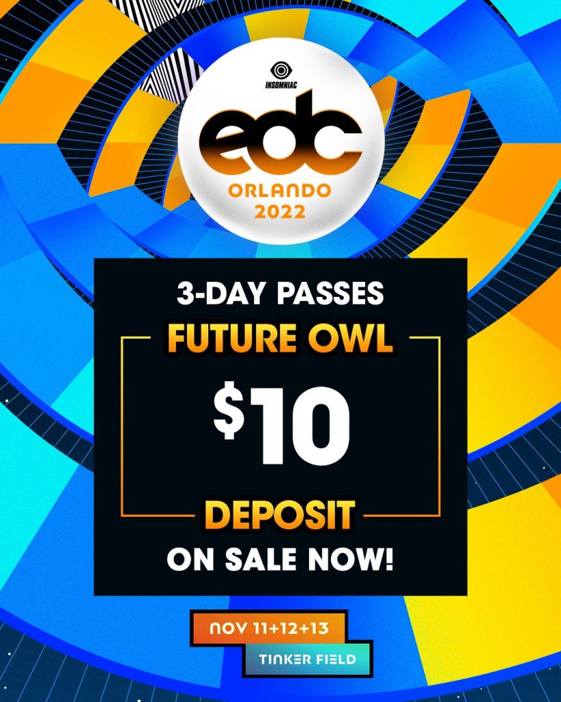 EDC Orlando Drops 2022 Dates and Future Owl Tickets EDM Identity