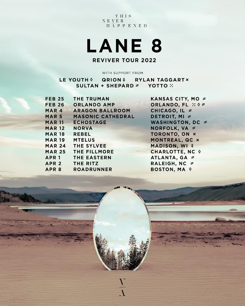 Lane 8 Reviver Tour 2022 Dates with Support