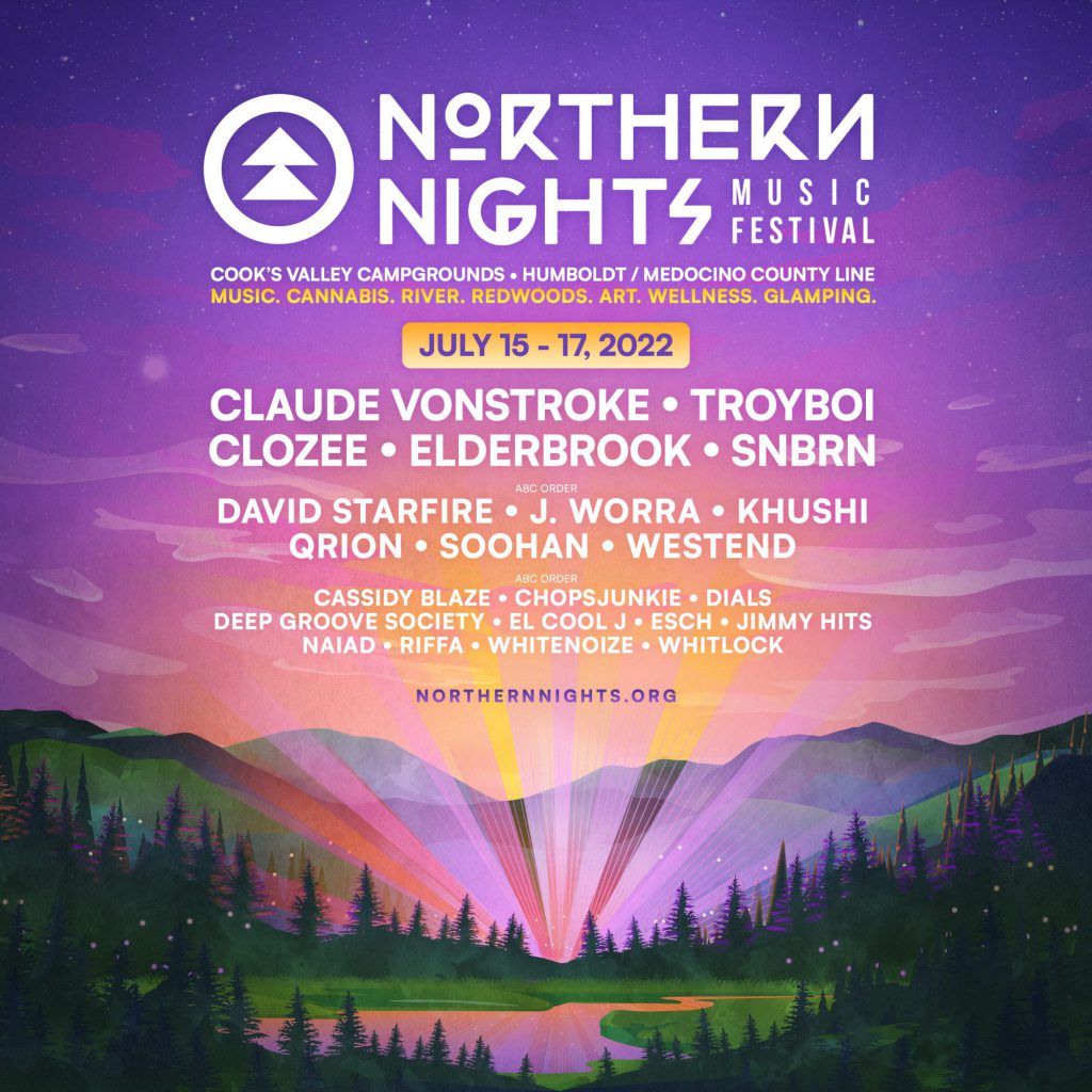 Northern Nights Music Festival 2022 - Phase One Lineup