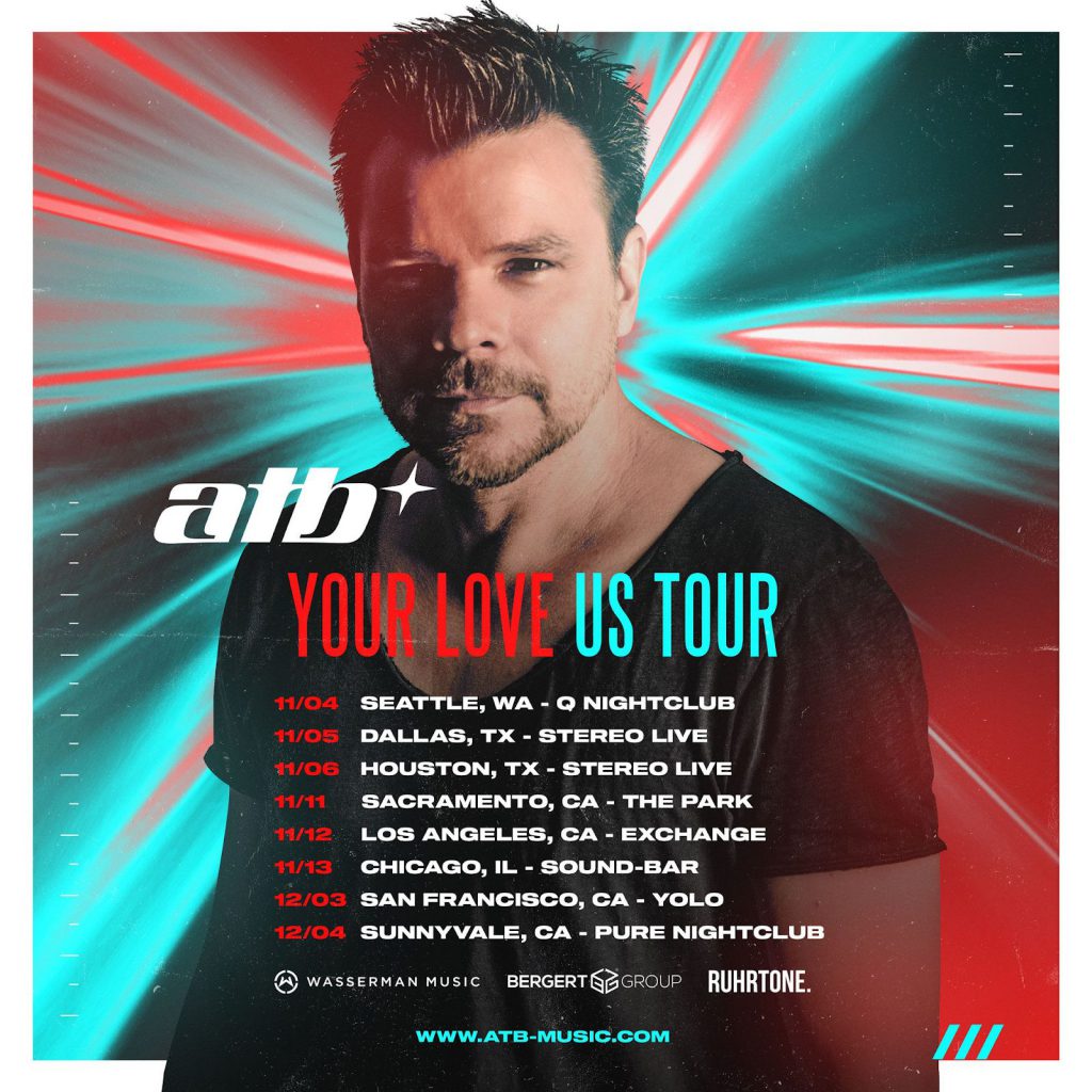 ATB Your Love US Tour