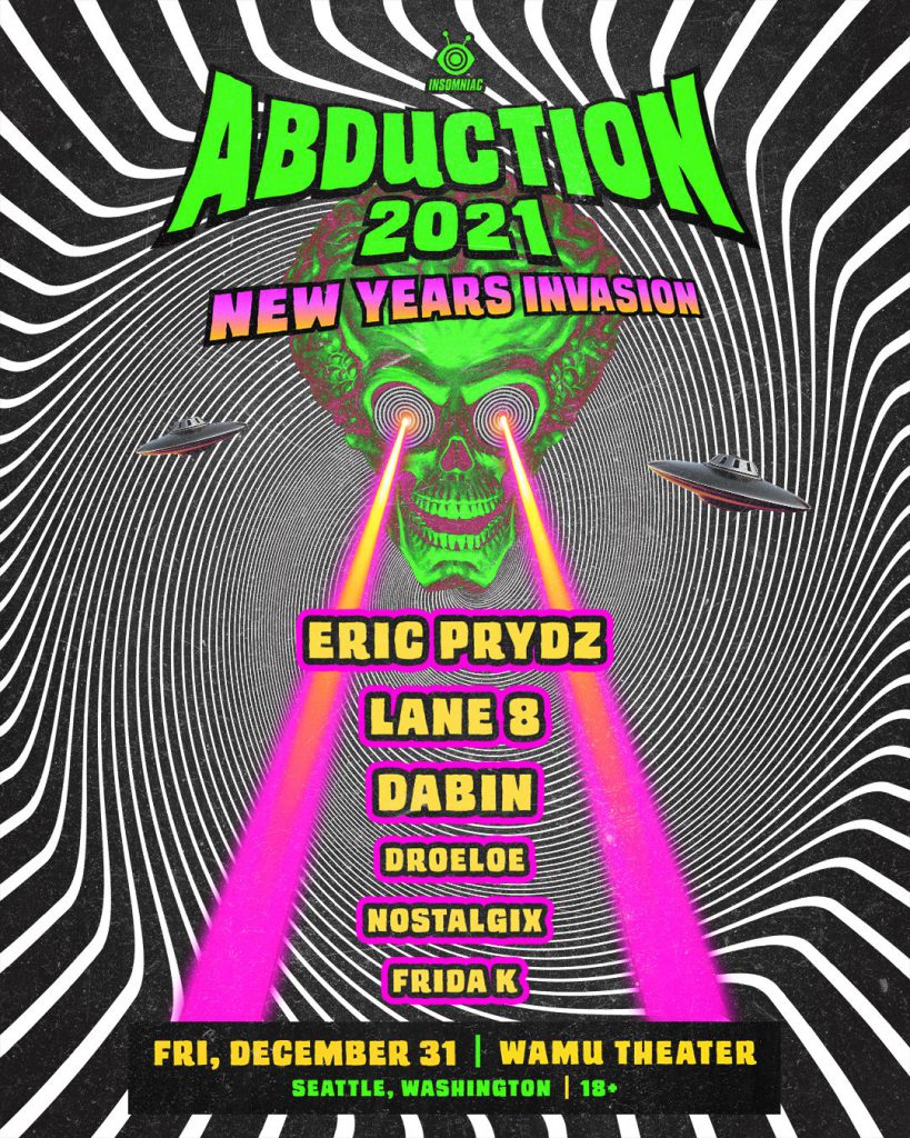 Abduction NYE 2021 - Lineup