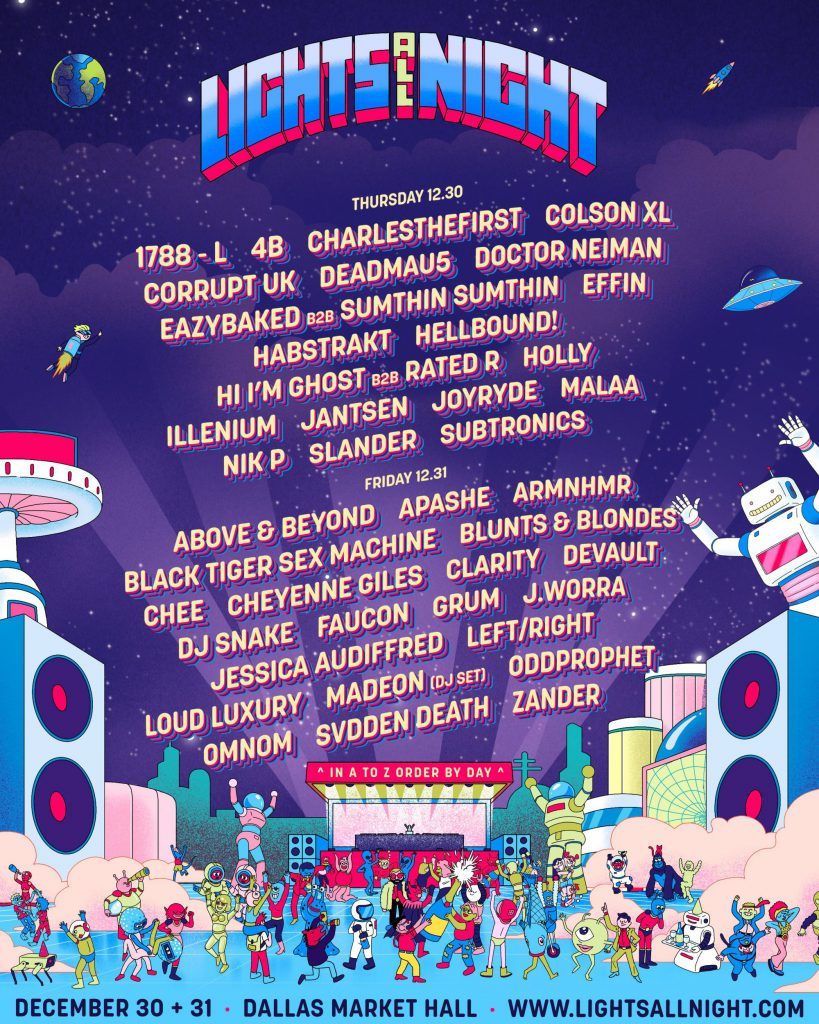 Lights All Night 2021 - Lineup