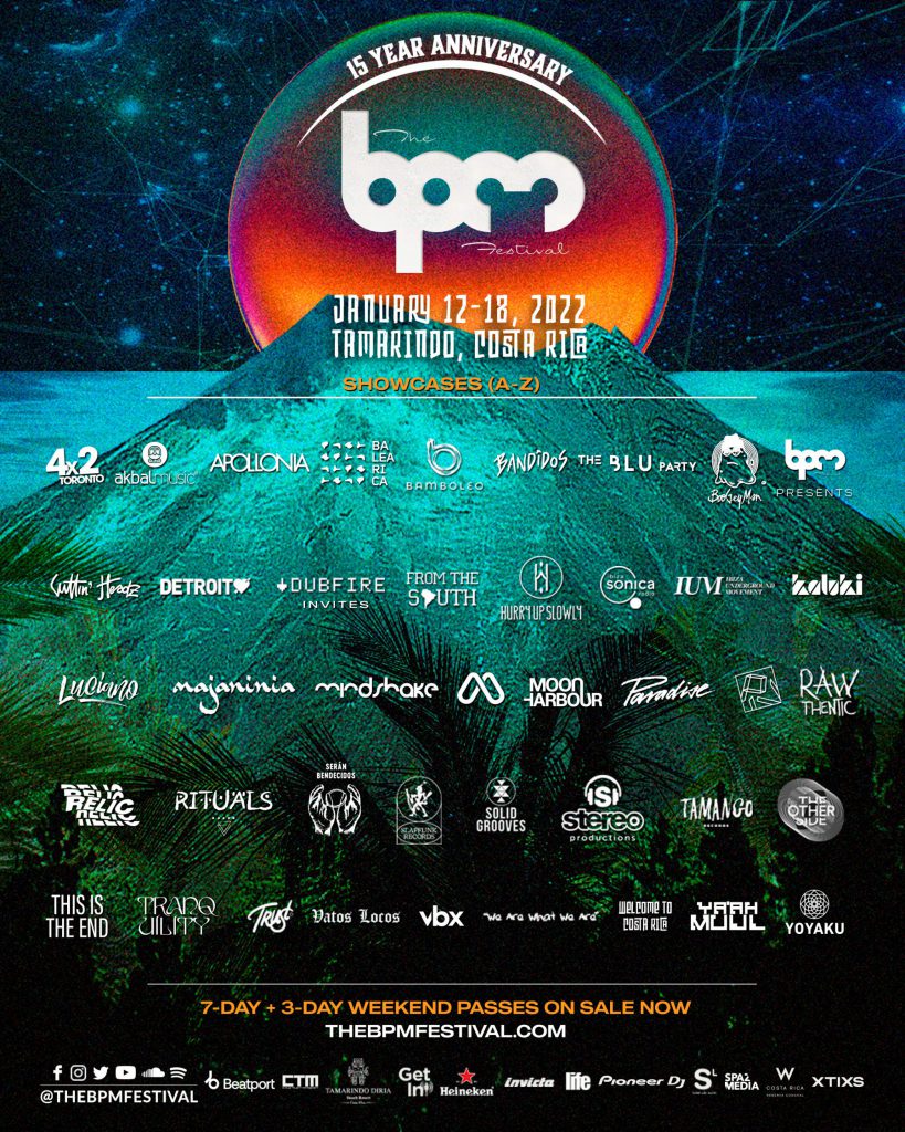 The BPM Festival Costa Rica 2022 Lineup - Showcases