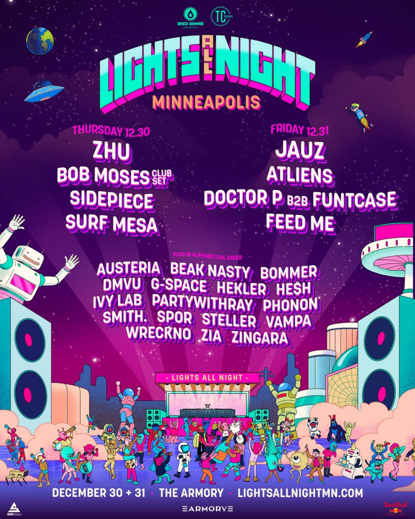 Disco Donnie Presents Announces Lights All Night Minneapolis | EDM Identity