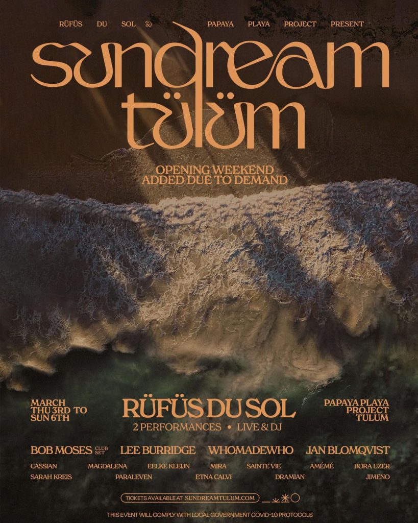 Sundream Tulum 2022 Opening Weekend Lineup