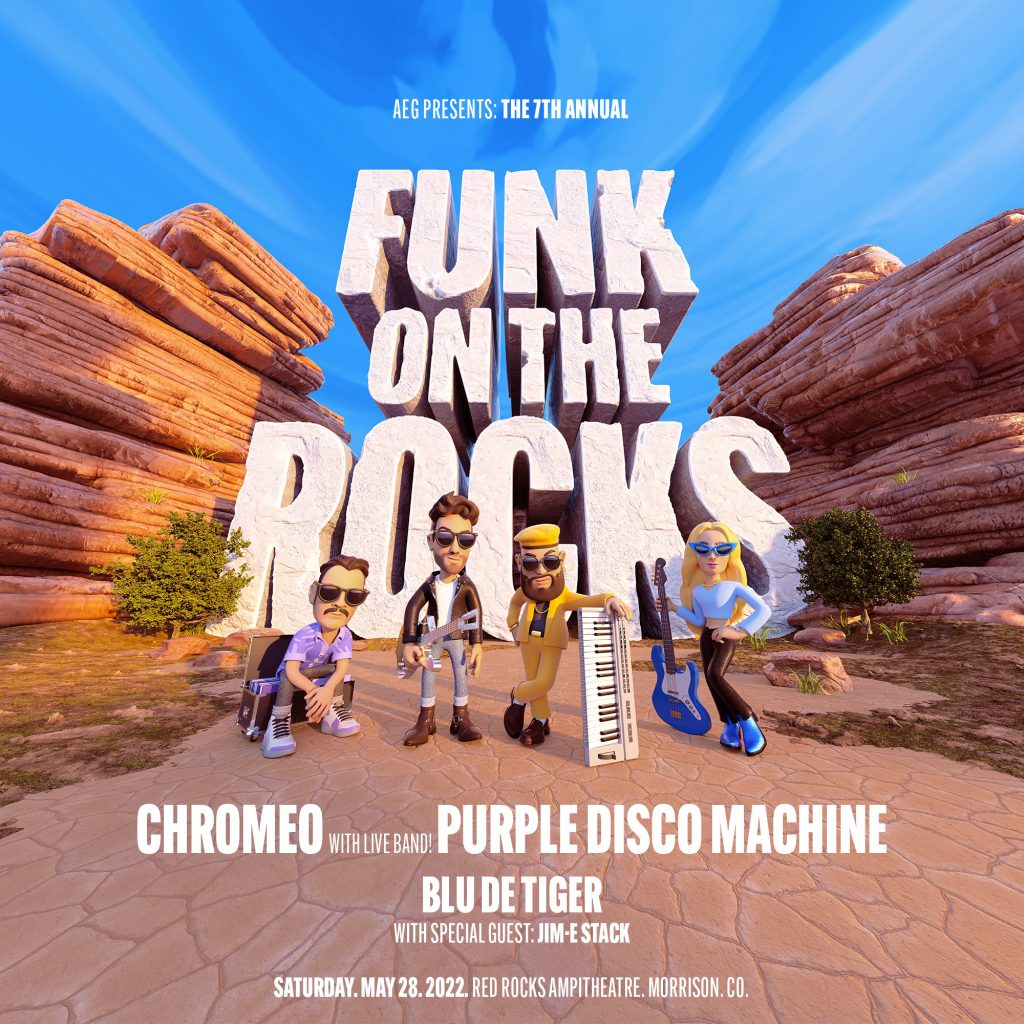 Chromeo Funk on the Rocks 2022 poster