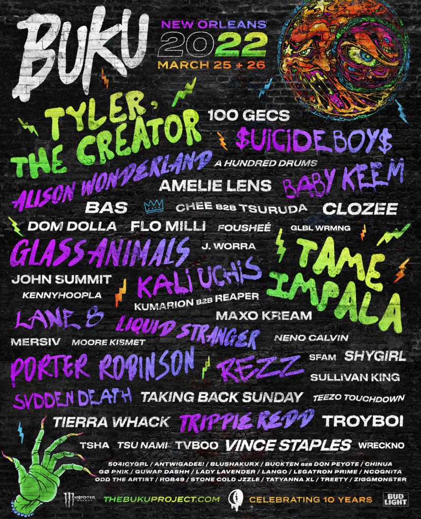 BUKU Music + Art Project 2022 Lineup