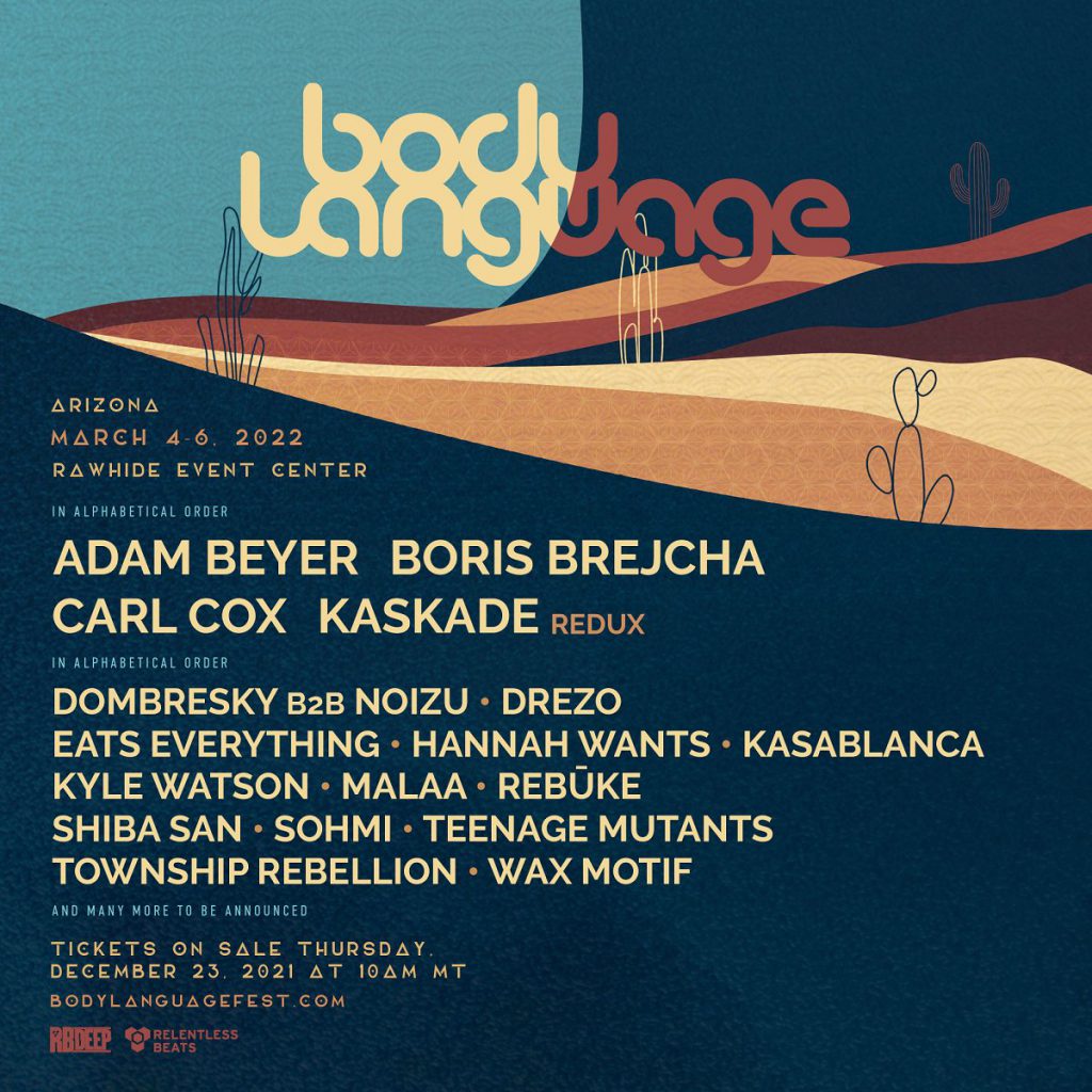 Body Language 2022 - Initial Lineup