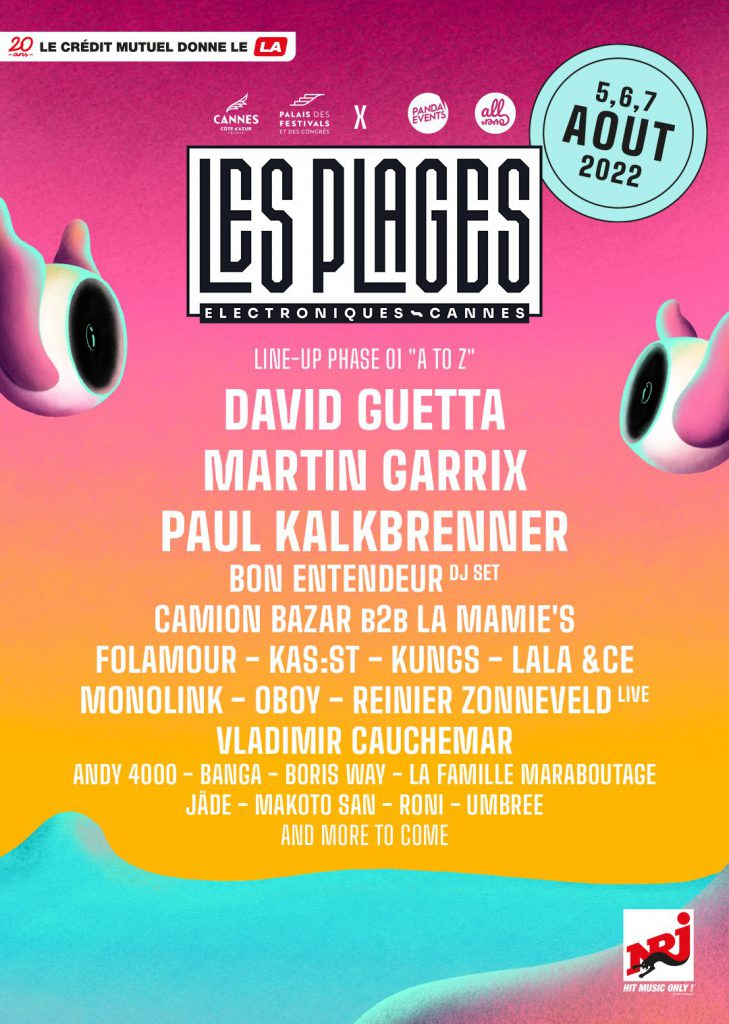 Les Plages Électroniques 2022 - Phase 1 Lineup