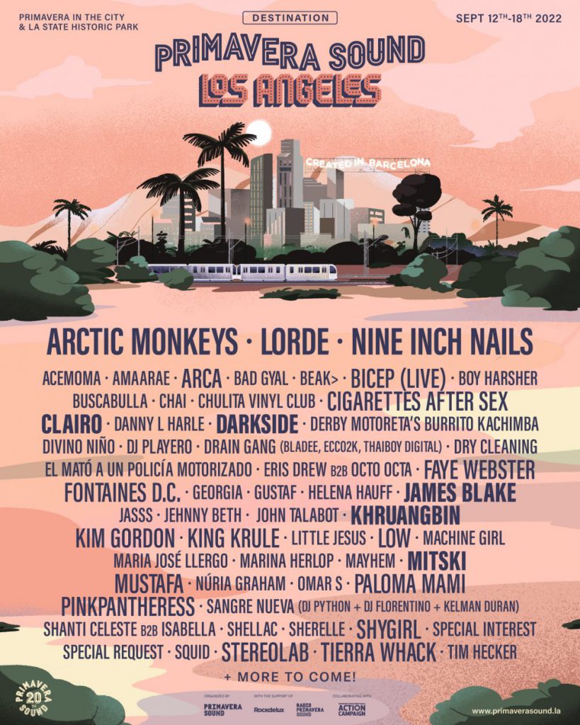 Primavera Sound Los Angeles 2022 -  Initial Lineup