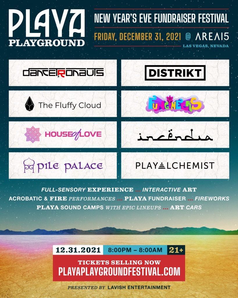 Playa Playground NYE 2021 - Lineup