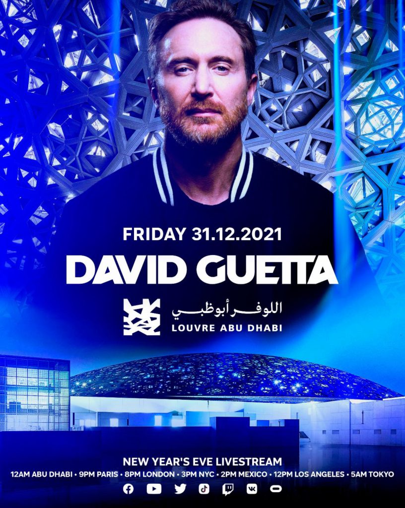 David Guetta Announces NYE Livestream from Louvre Abu Dhabi EDM Identity