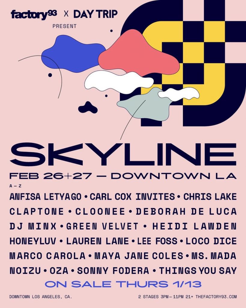 Factory 93 and Day Trip Announce Lineup for Skyline Festival EDM Identity