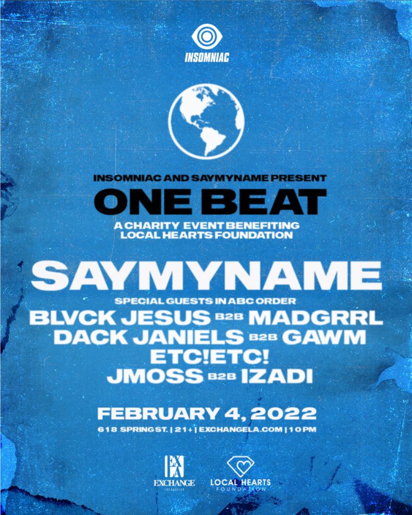 Insomniac and SAYMYNAME Present One Beat Lineup