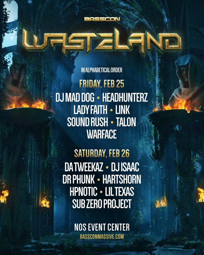 Basscon Wasteland 2022 Lineup