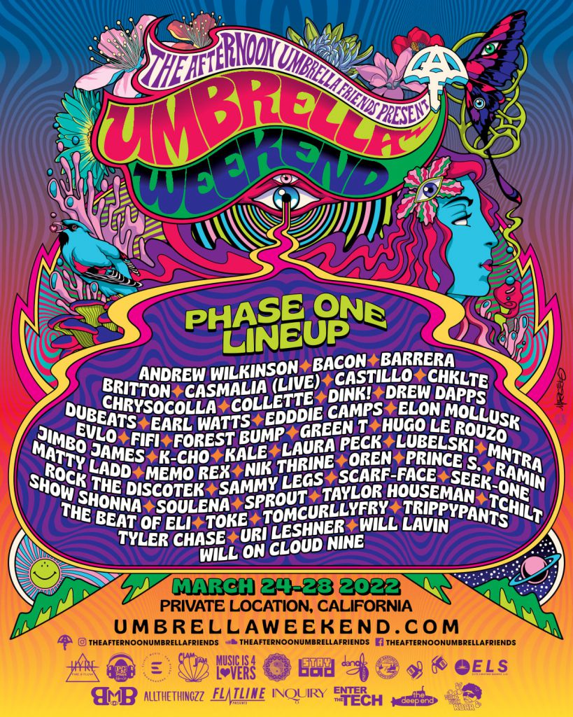 Umbrella Weekend 2022 - Phase One Lineup