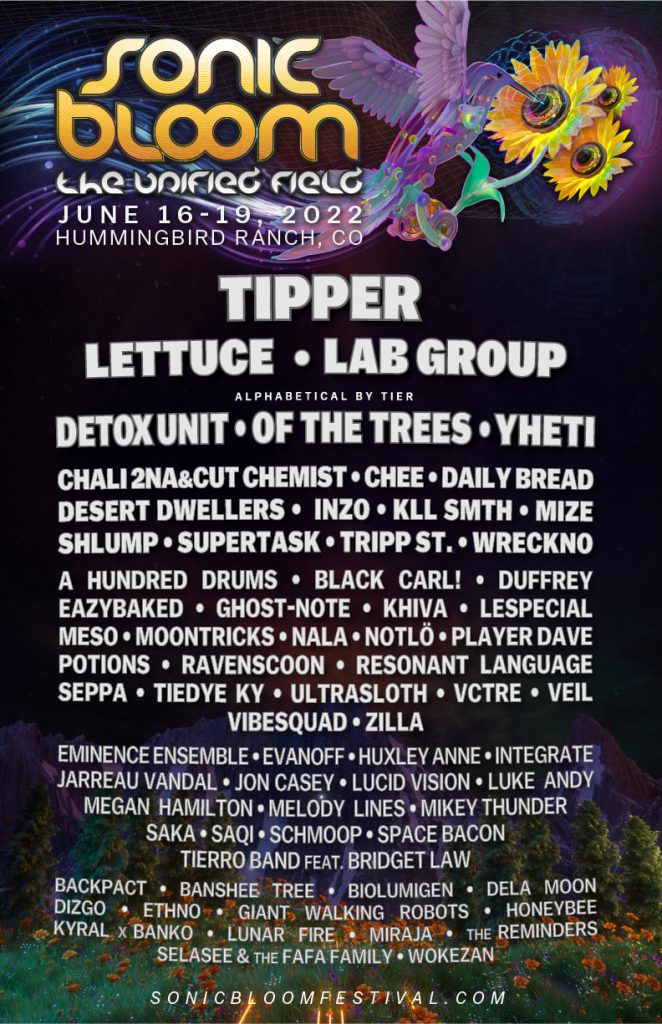 Sonic Bloom 2022 - Lineup