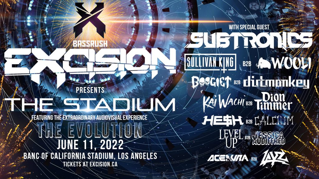 Excision Presents The Stadium - Lineup