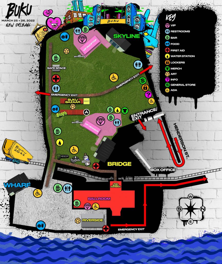 BUKU 2022 Festival Map