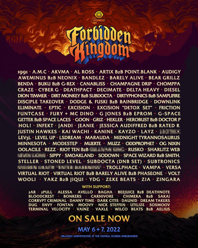 Forbidden Kingdom Drops Phase 2 Lineup for 2022 Edition EDM Identity