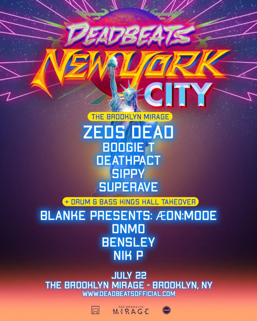 Deadbeats New York City 2022 - Lineup