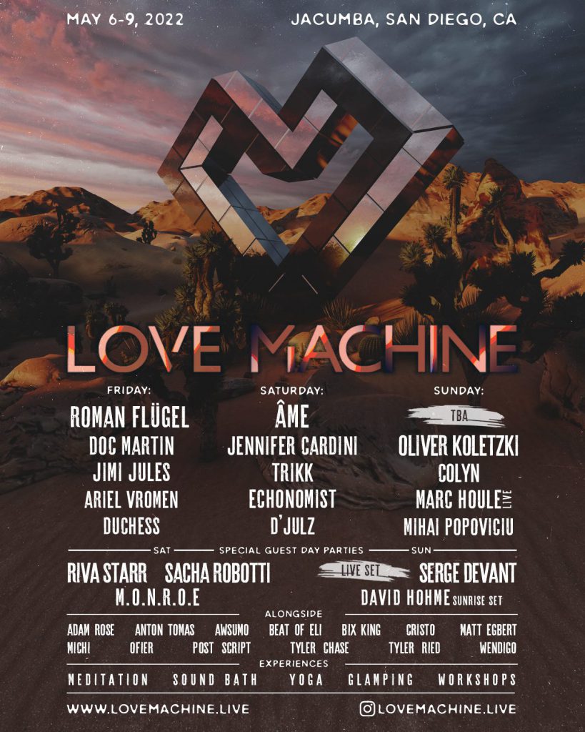 Love Machine 2022 Lineup