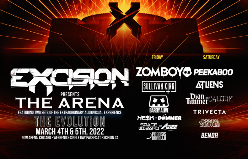 Excision Presents: The Arena 2022 - Lineup