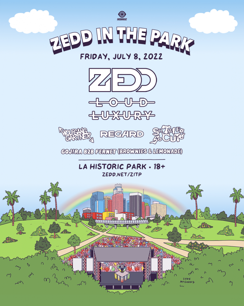 Zedd In The Park Returns to Los Angeles This July EDM Identity
