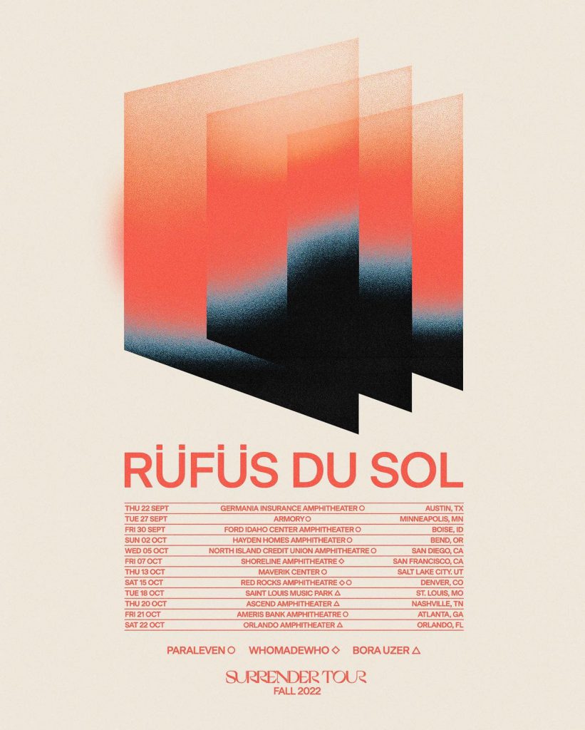 RÜFÜS DU SOL Surrender Tour - Fall 2022