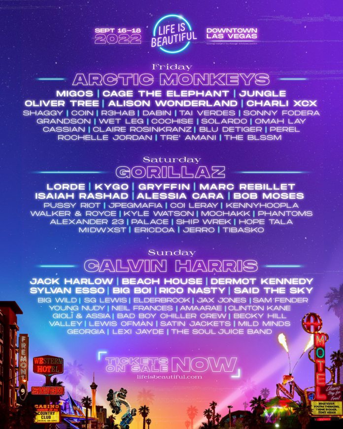 Life Is Beautiful 2022 Drops Daily Lineups and Single Day Tickets | EDM ...