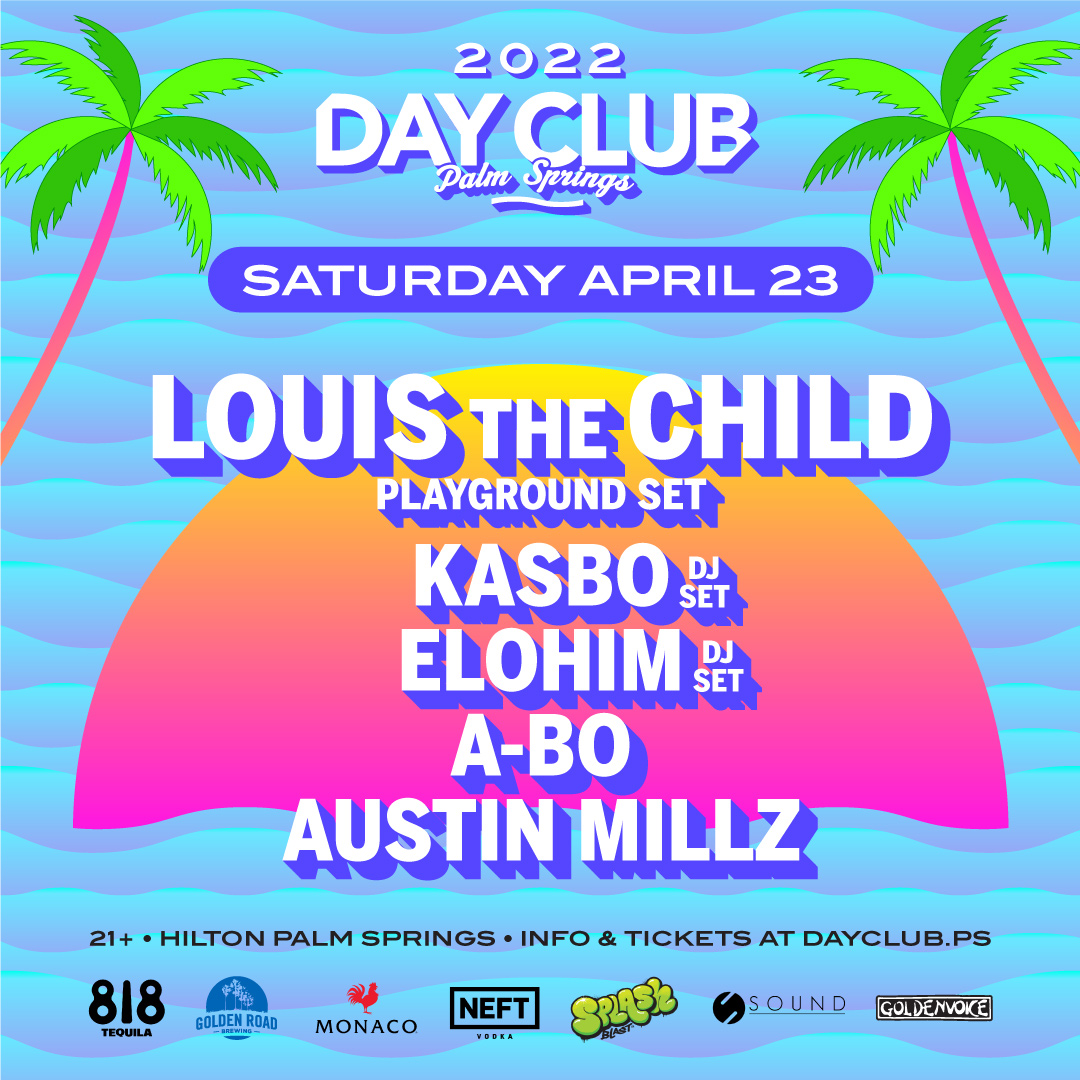 Day Club Palm Springs 2022 Weekend 2 Lineup - Saturday
