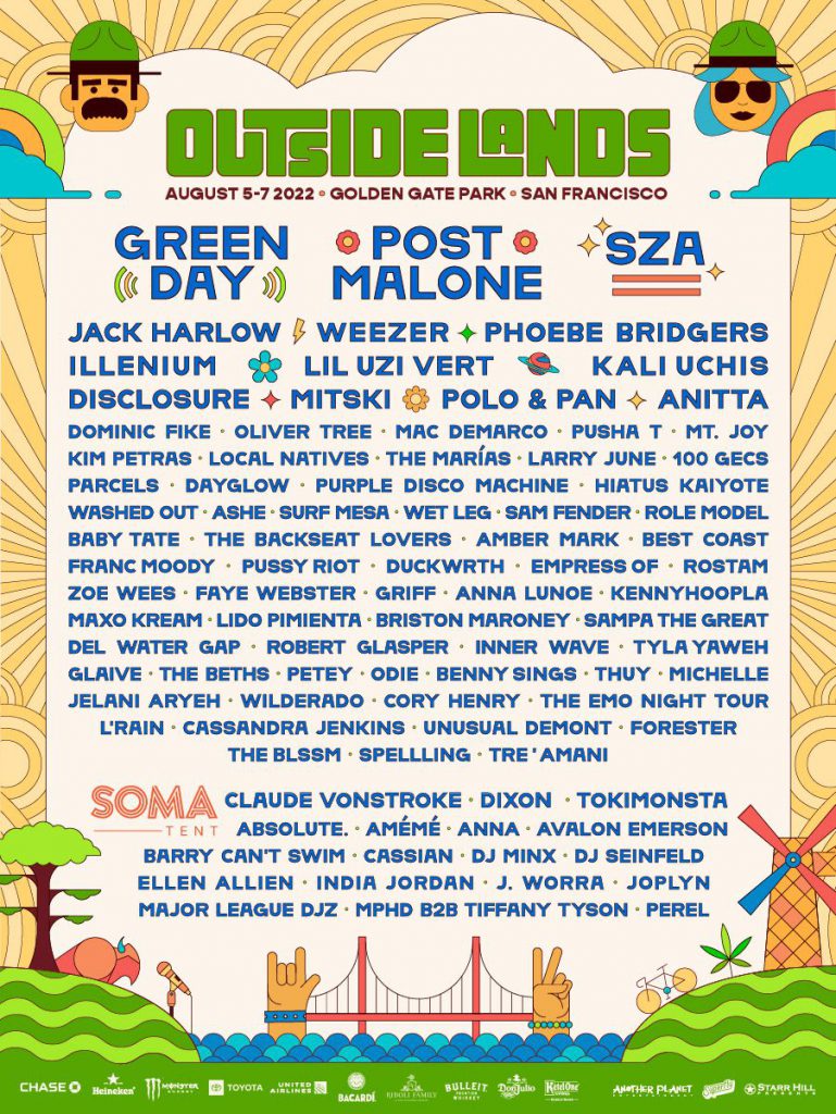 Outside Lands 2022 - Lineup