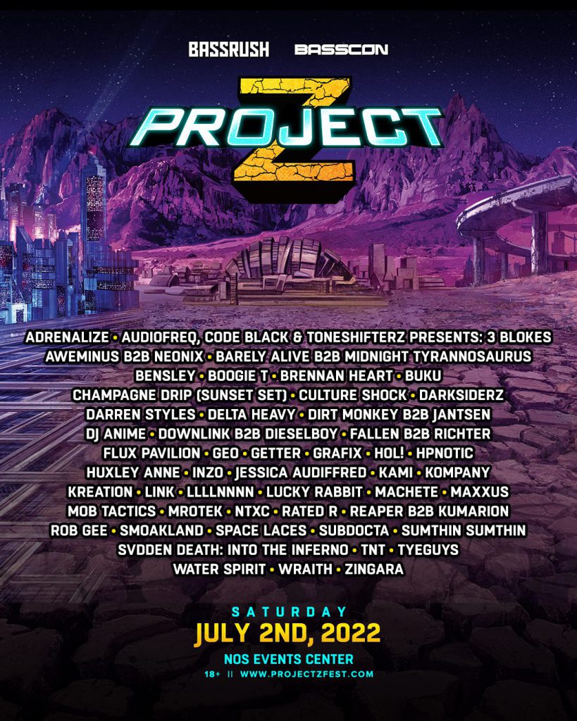 Project Z 2022 - Lineup
