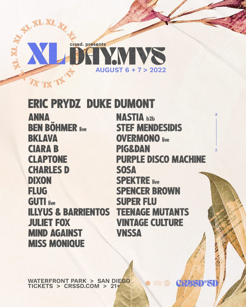 DAY MVS XL 2022 - Lineup