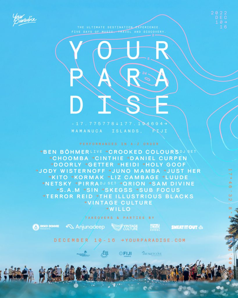 Your Paradise Fiji 2022 - Lineup