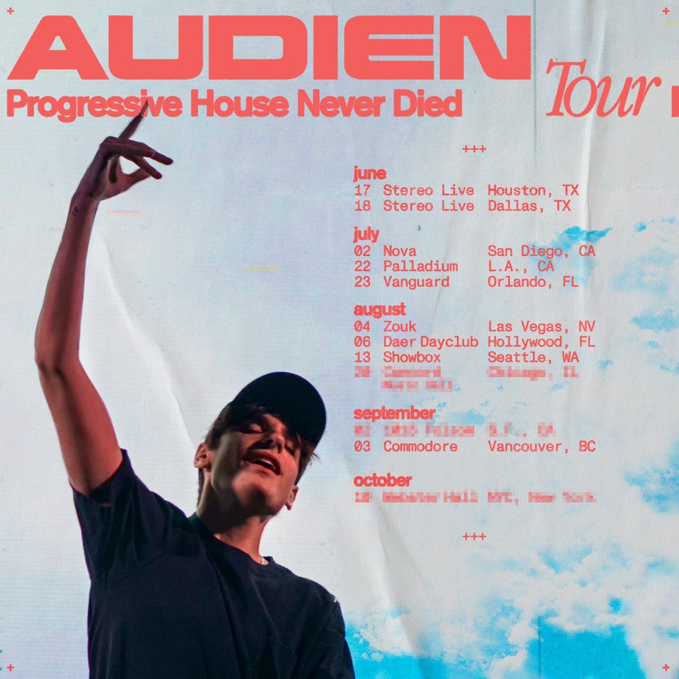 Audien Progressive House Never Died Tour 2022
