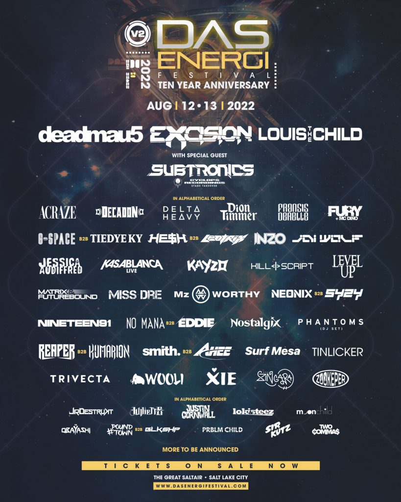 Das Energi 2022 Lineup