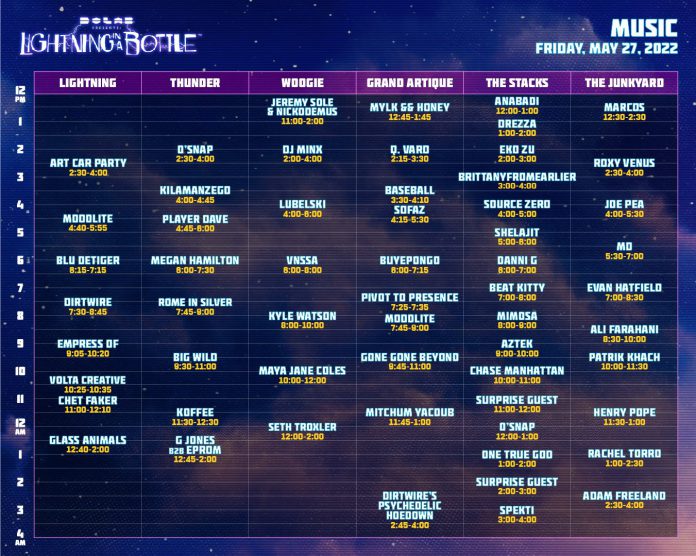 Lightning in a Bottle 2022 Set Times, Festival Map, & More! EDM Identity