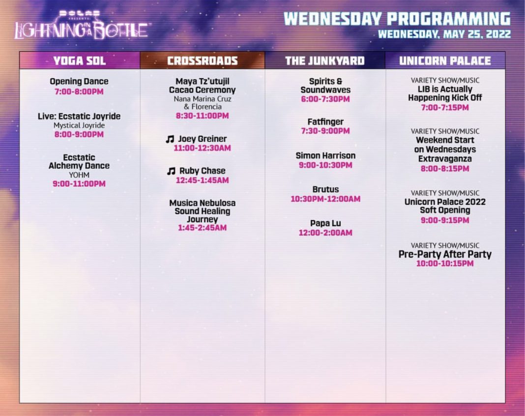 Lightning in a Bottle 2022 Set Times, Festival Map, & More! EDM Identity