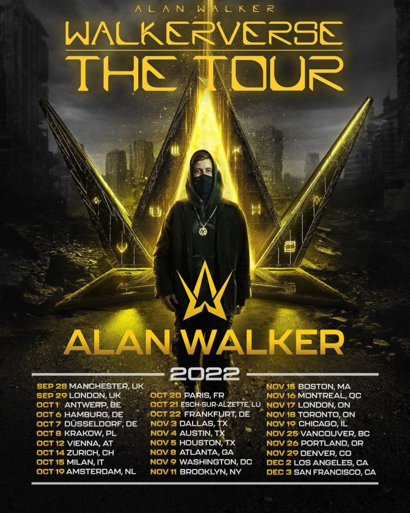 Alan Walker Announces Massive Walkerverse Tour EDM Identity