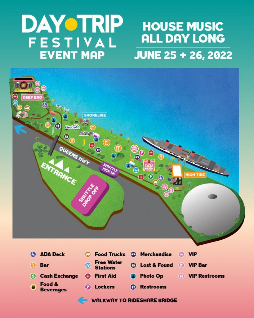 Day Trip Festival 2022 - Festival Map