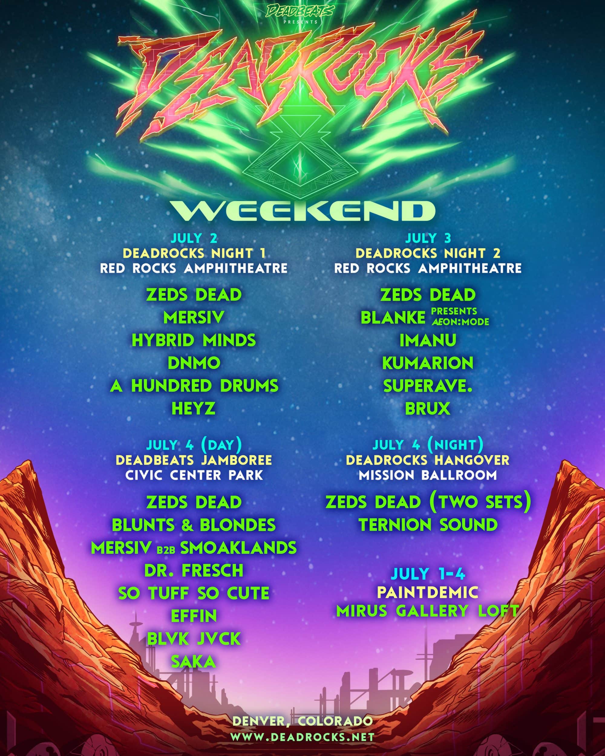 Zeds Dead Drops Lineup for Deadrocks VIII EDM Identity