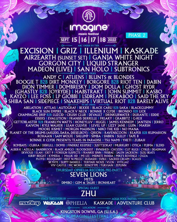 Imagine Music Festival Drops Phase 2 Lineup for 2022 Edition | EDM Identity