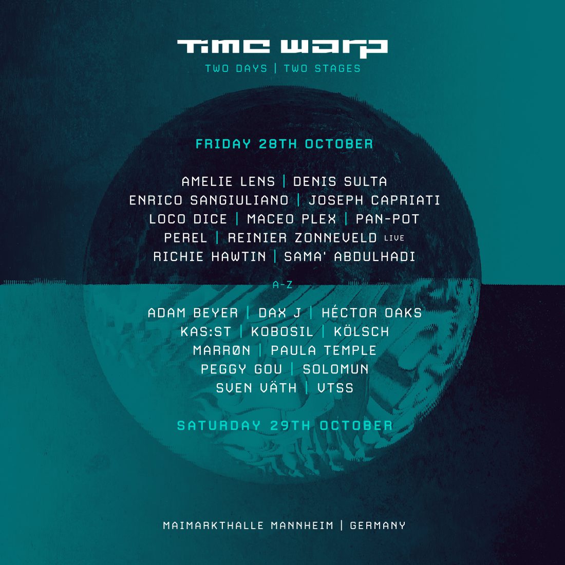 Time Warp Announces Return of the 'Two Days Two Stages' Concept EDM