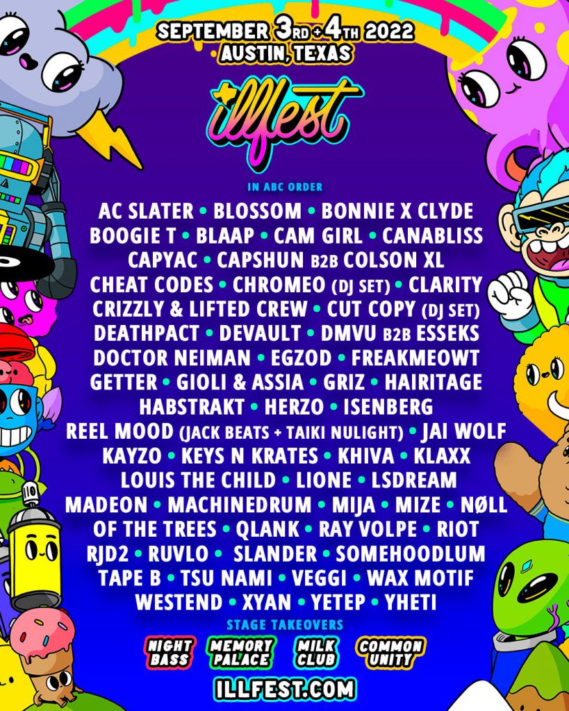 ILLfest 2022 Lineup