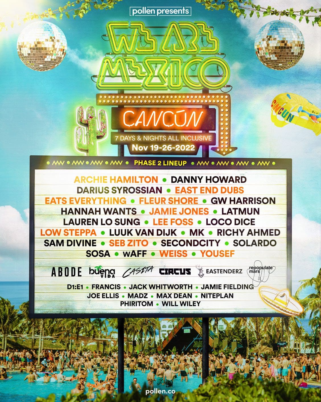 We Are FSTVL Unveils Phase 2 Lineup for We Are Mexico in Cancun EDM