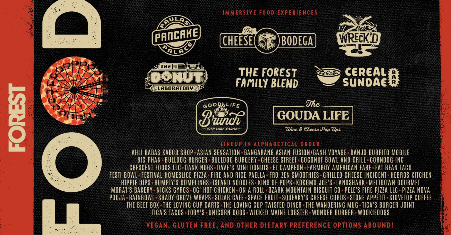 Electric Forest Announces Stage Takeovers, Additional Artists, and Food